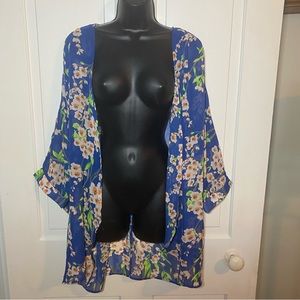 Floral Kimono Cardigan Size Large
